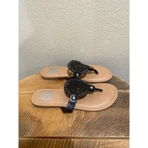 DV by Dolce Vita Gotie Women's Black Thong Sandals Size 5.5